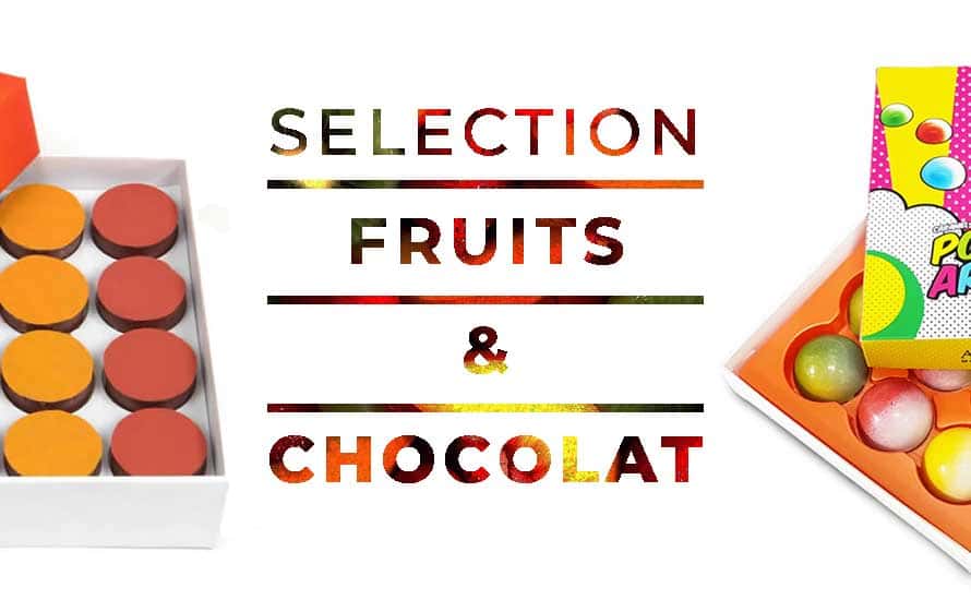 Sélection de 63 produits d'Artisans Chocolatiers aux Fruits & au Chocolat