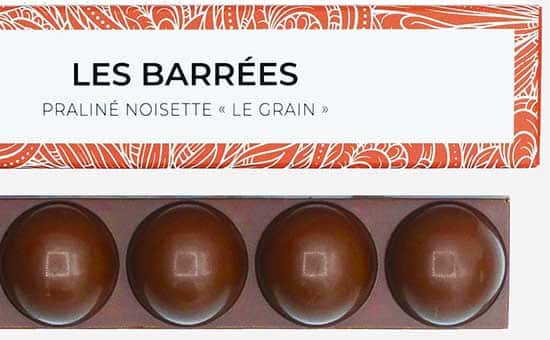 Barrée Chocolat Praliné du Chocolatier Edwart