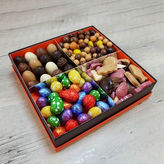 Coffret Fruit Chocolat, Friture et Oeuf Chocolat Pâques