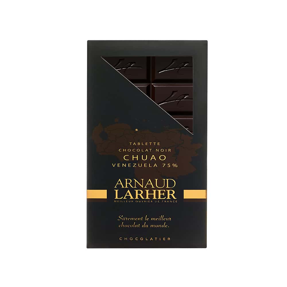 Tablette Chocolat Noir 75% Grand Cru origine Venezuela 75g