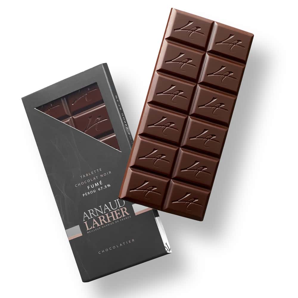 Tablette Chocolat Noir Fumé 67% origine Pérou 75g