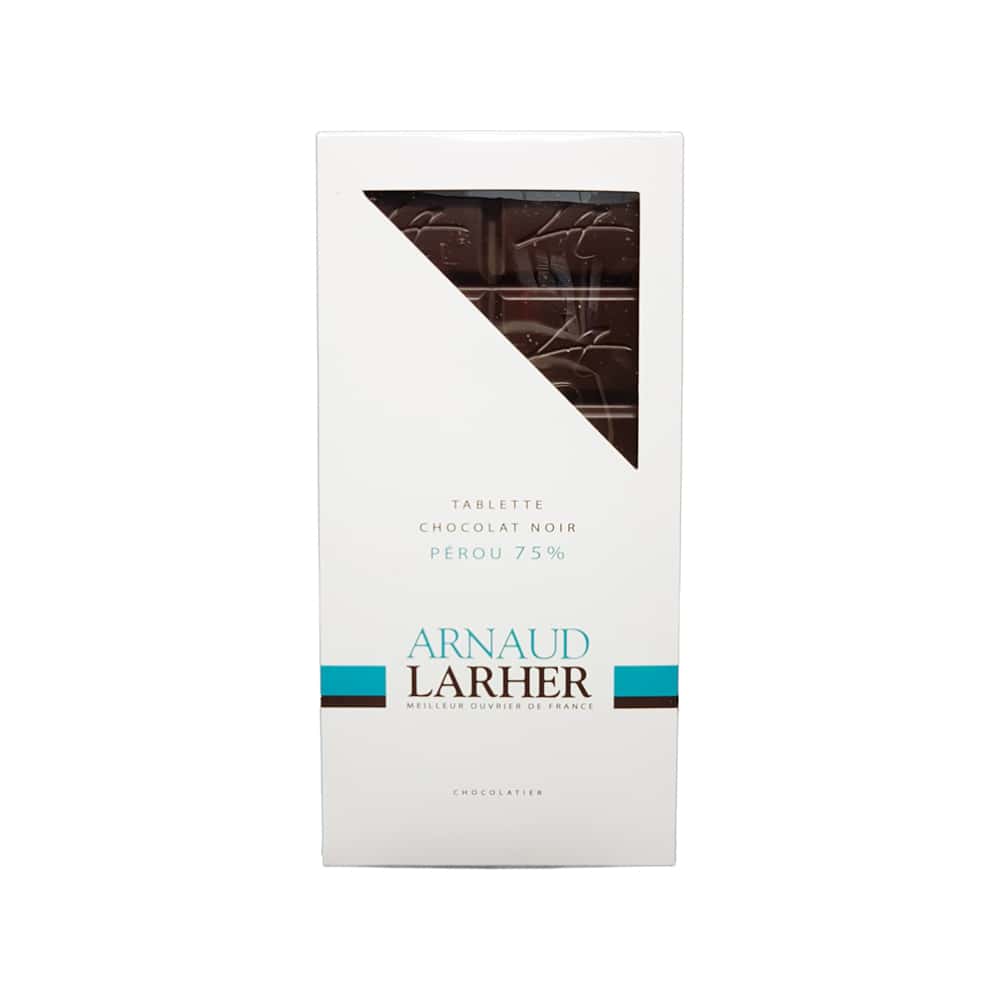 Tablette Chocolat Noir 75% origine Pérou 75g