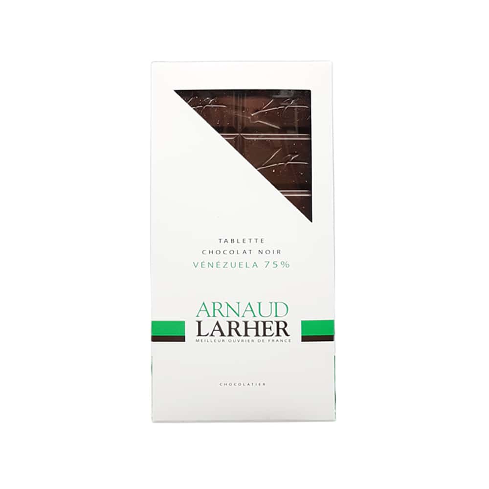Tablette Chocolat Noir 75% origine Venezuela 75g