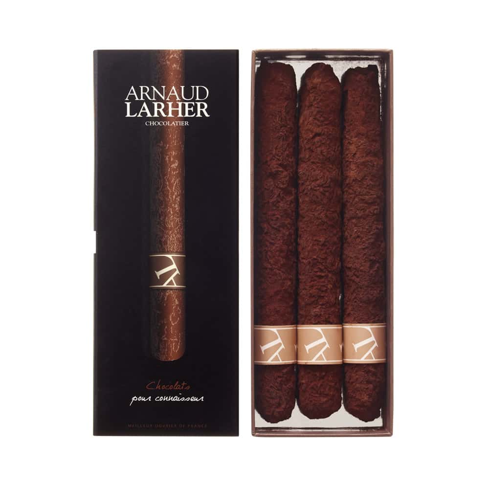 Arnaud Larher • Praliné Chocolat Noir Fumé 180g Cigares