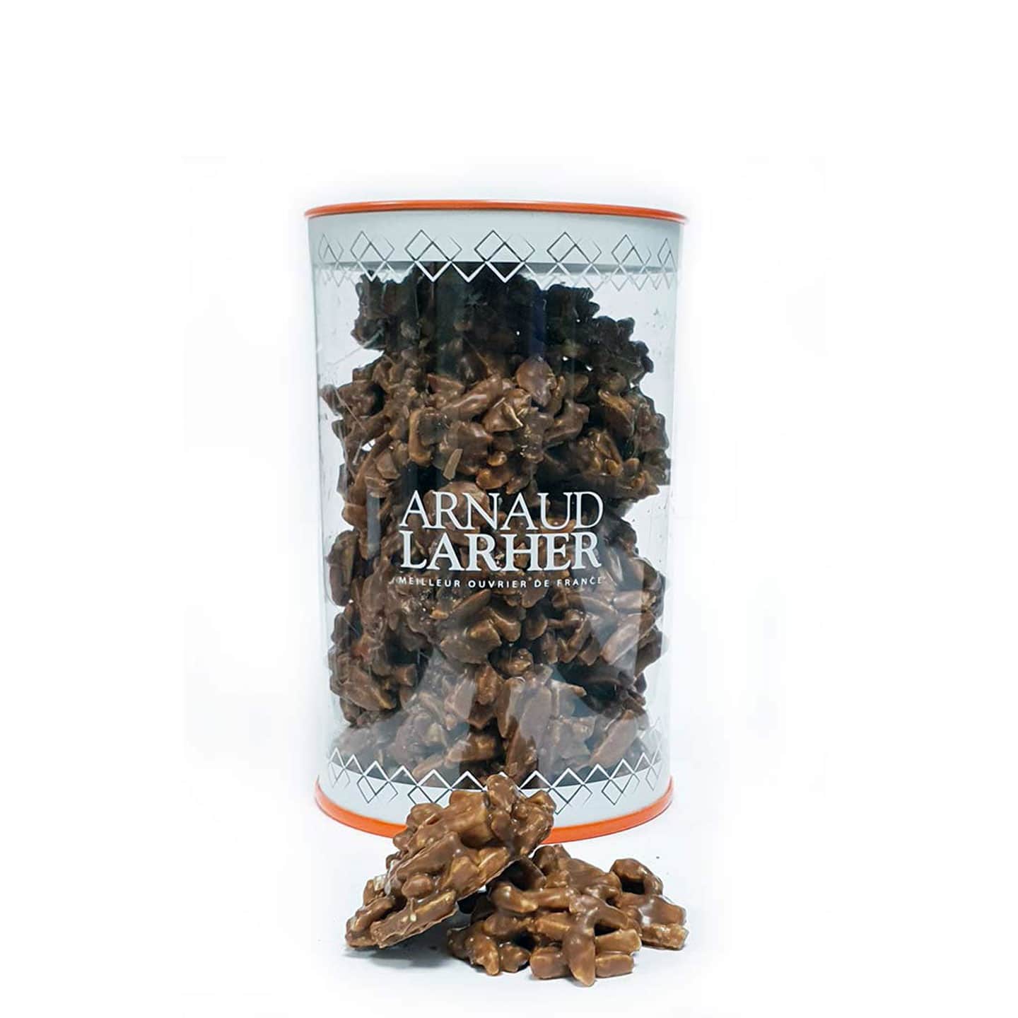 Amandes Fleur de Sel enrobés Chocolat Lait 160g Rochers de Montmartre