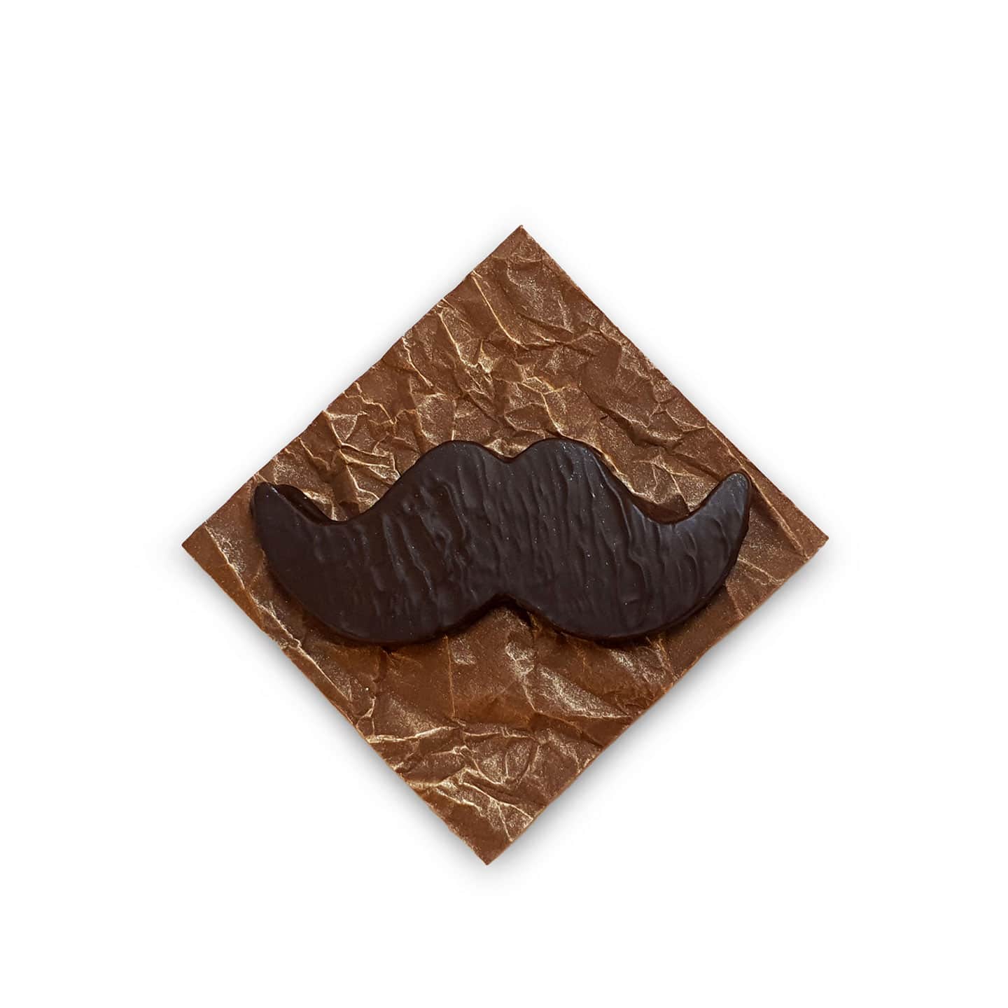 Moustache Chocolat Noir et Lait Praliné Fête des Pères 65g