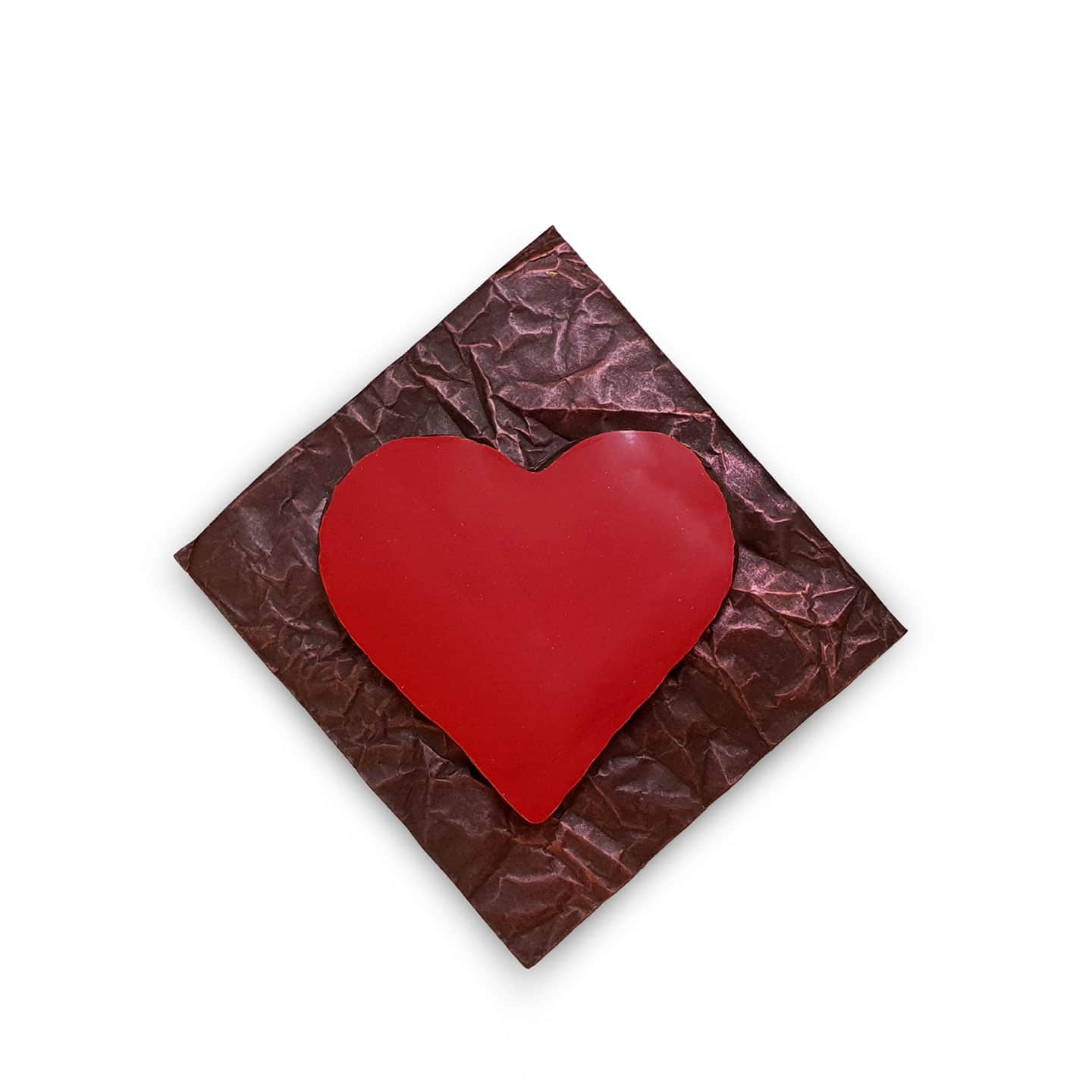 Coeur Chocolat Noir Praliné Fête des Mères 75g