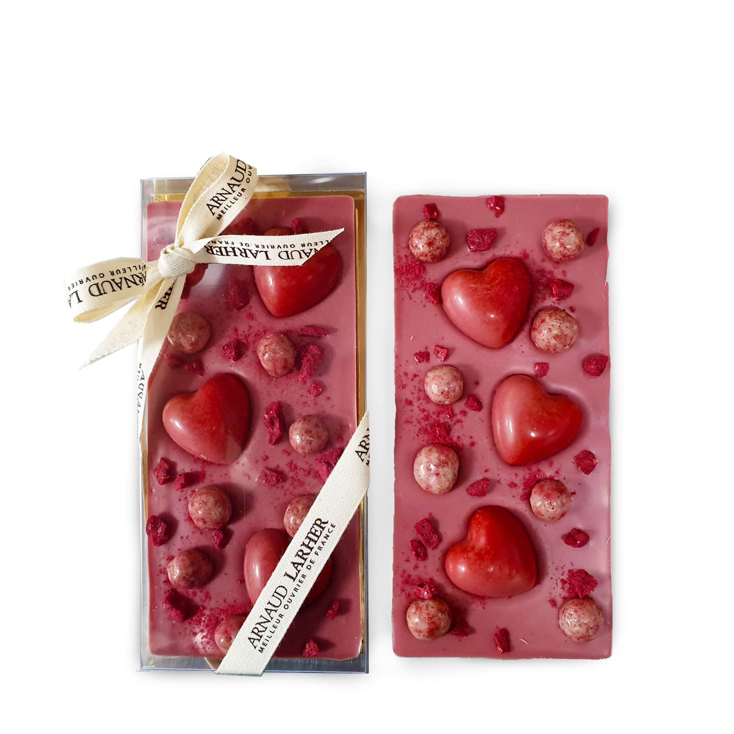 Tablette Chocolat, Framboise, Caramel Fête des Mères 95g