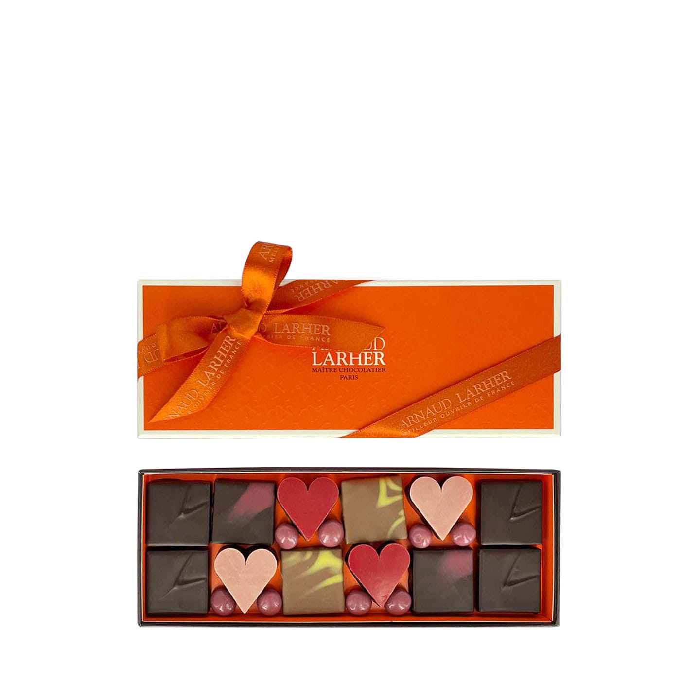 Assortiment Chocolats Saint-Valentin 12 pièces 100g