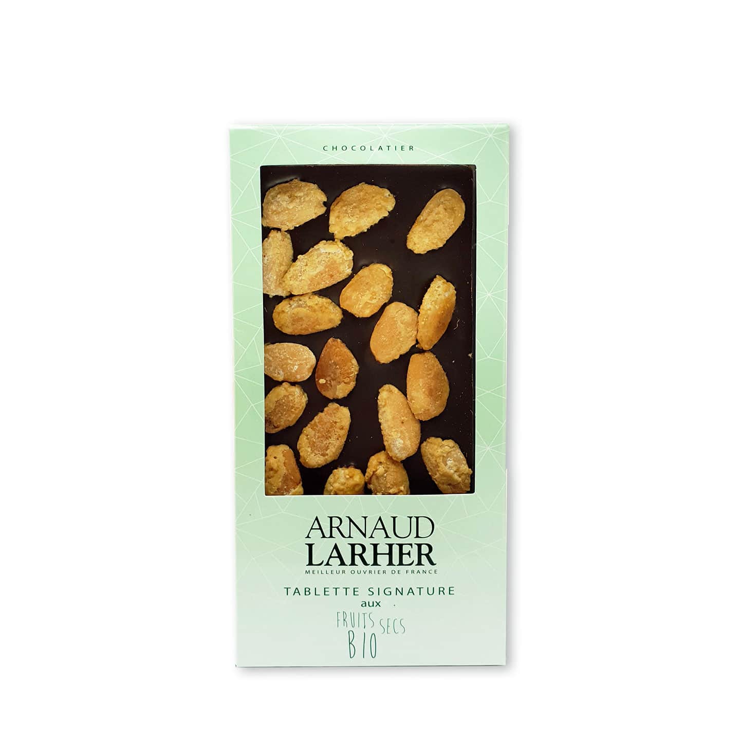 Tablette Chocolat Noir Amandes Bio 65% 80g