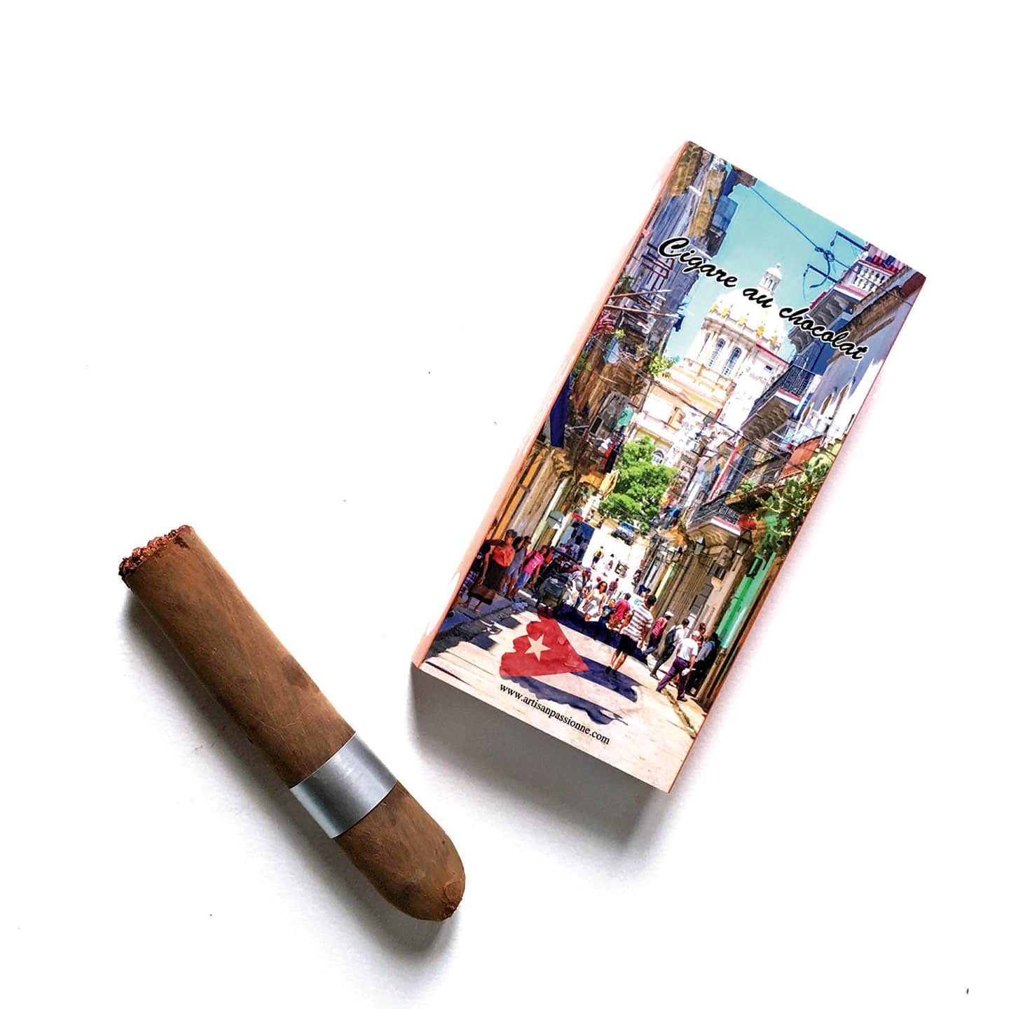 Cigare Chocolat Praliné Rhum 90g