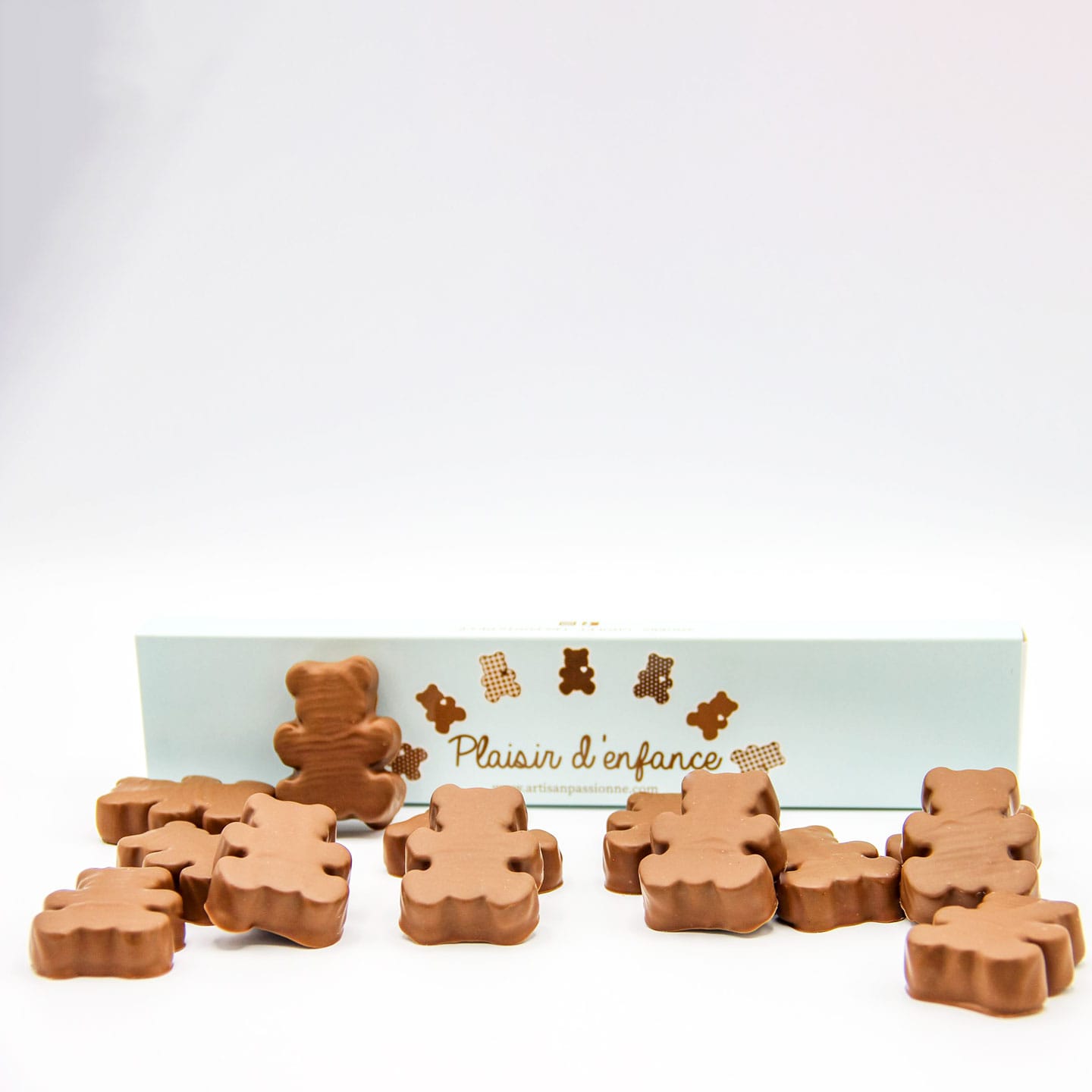 Nounours Guimauve Vanille Chocolat Lait 150g