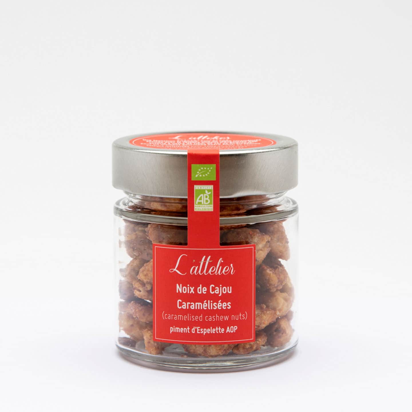 Noix de Cajou Caramélisées Piment d'Espelette 110g