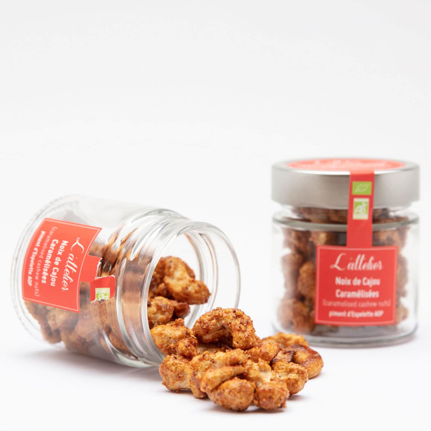 Noix de Cajou Caramélisées Piment d'Espelette 110g