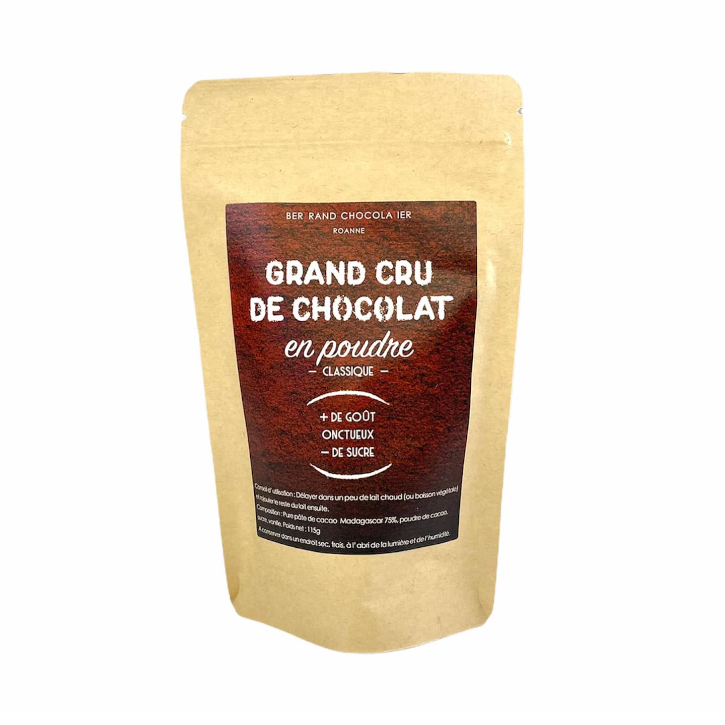 Poudre Cacao pour Chocolat Chaud 115g