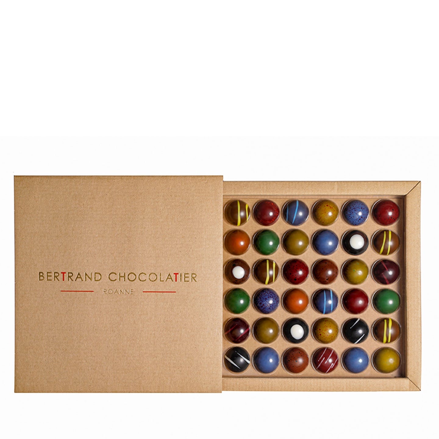 Assortiment Dômes Chocolats Noir et Lait 325g - 36 pièces Dôme