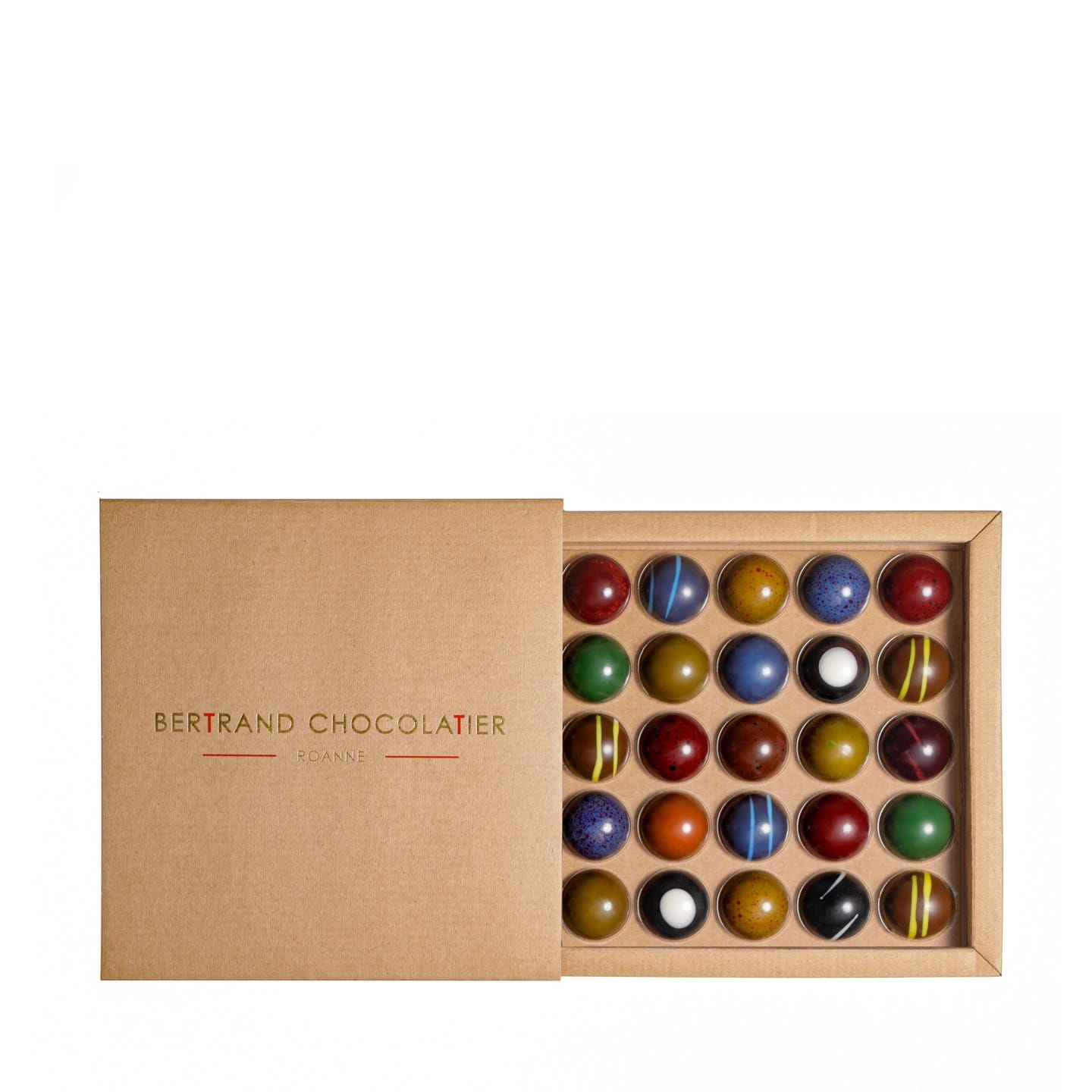 Assortiment Dômes Chocolats Noir et Lait 225g - 25 pièces Dôme