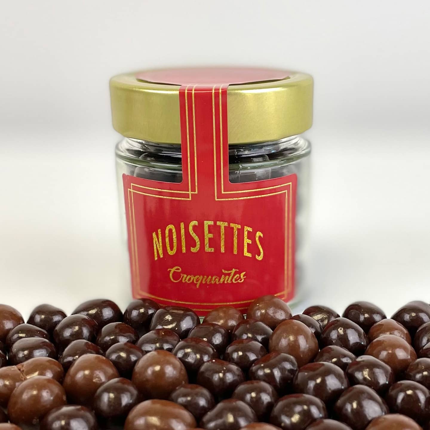 Noisettes enrobées Chocolat Noir et Lait 150g Croustichoc