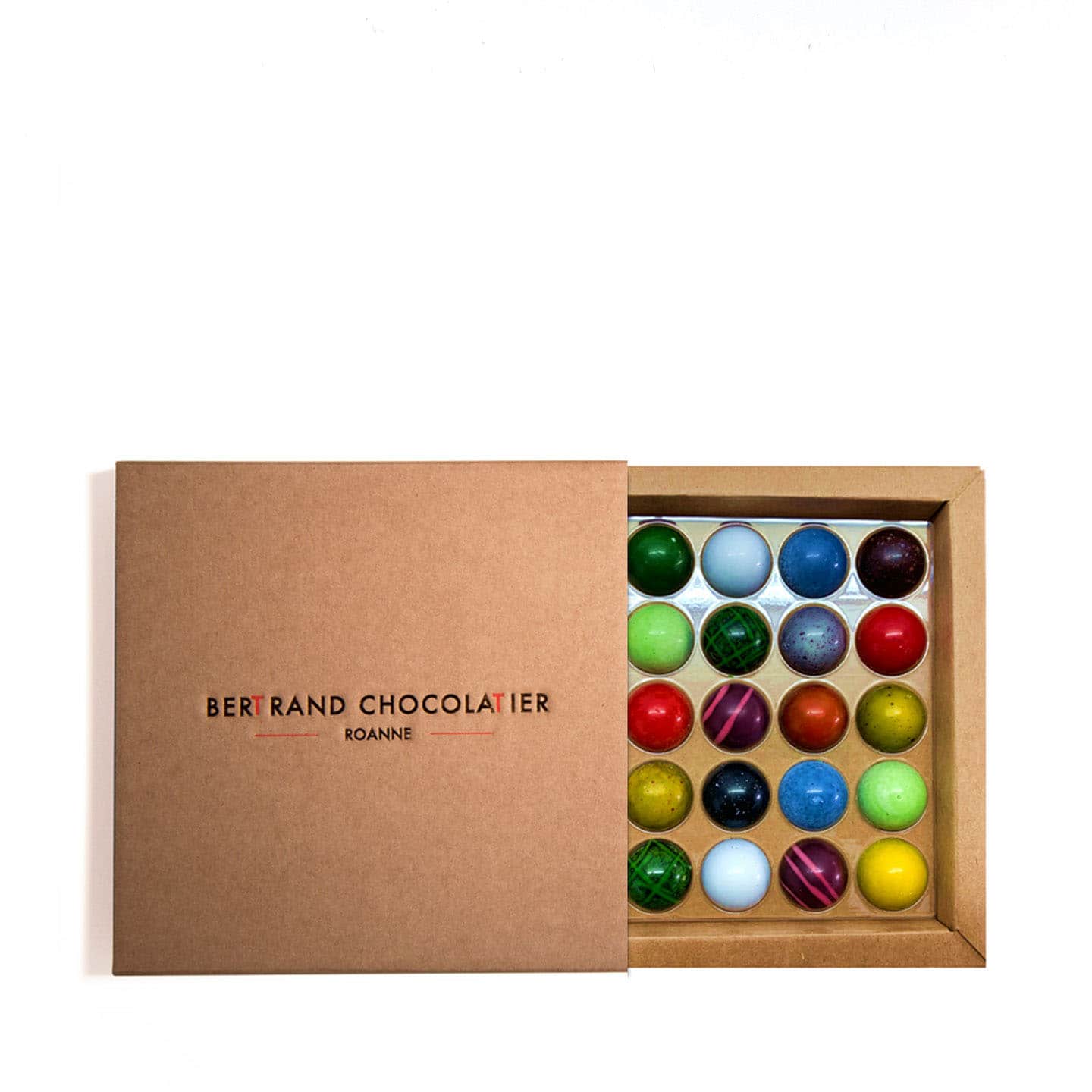 Assortiment Dômes Chocolats Noir et Lait 225g - 25 pièces Dôme