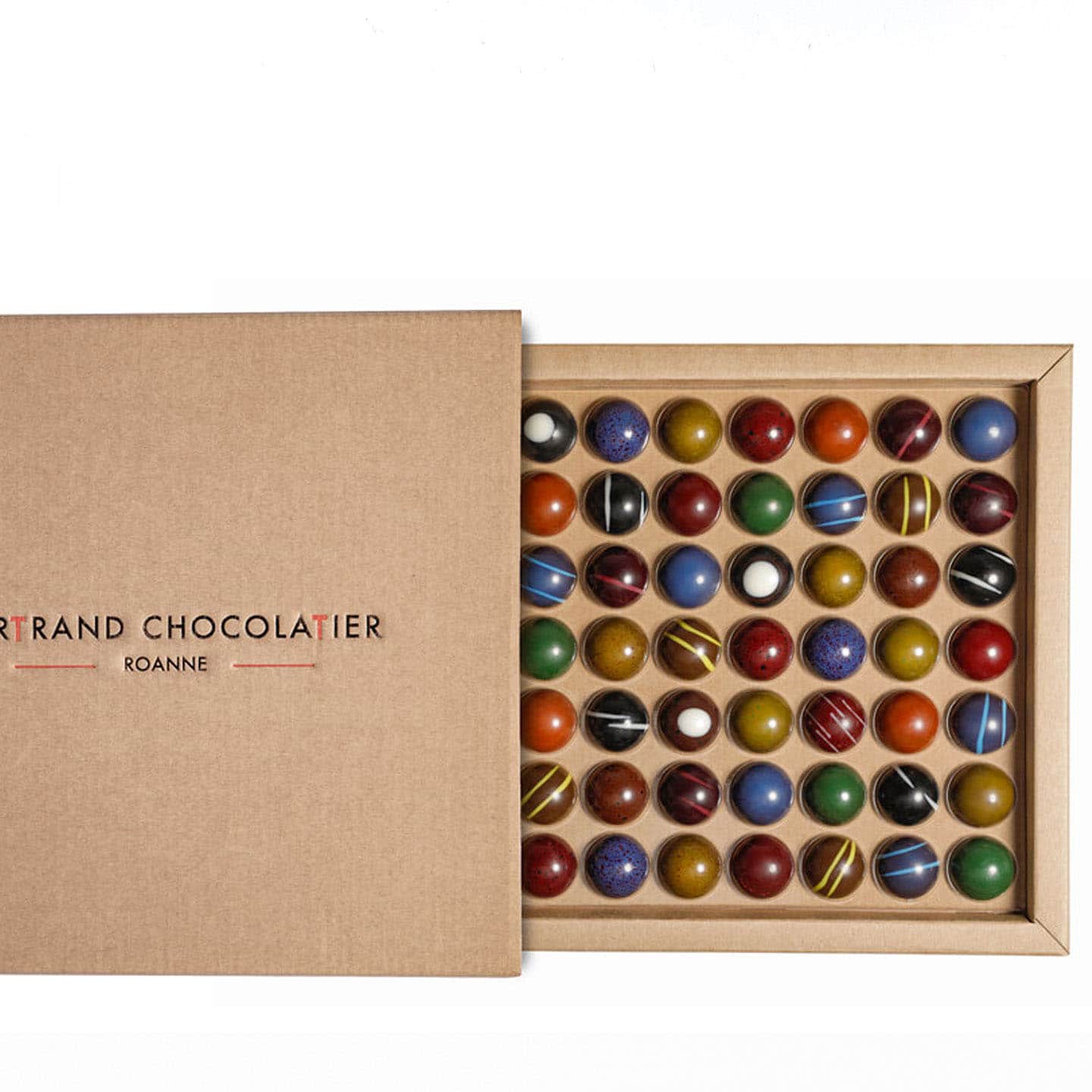 Assortiment Dômes Chocolats Noir et Lait 440g - 49 pièces Dôme