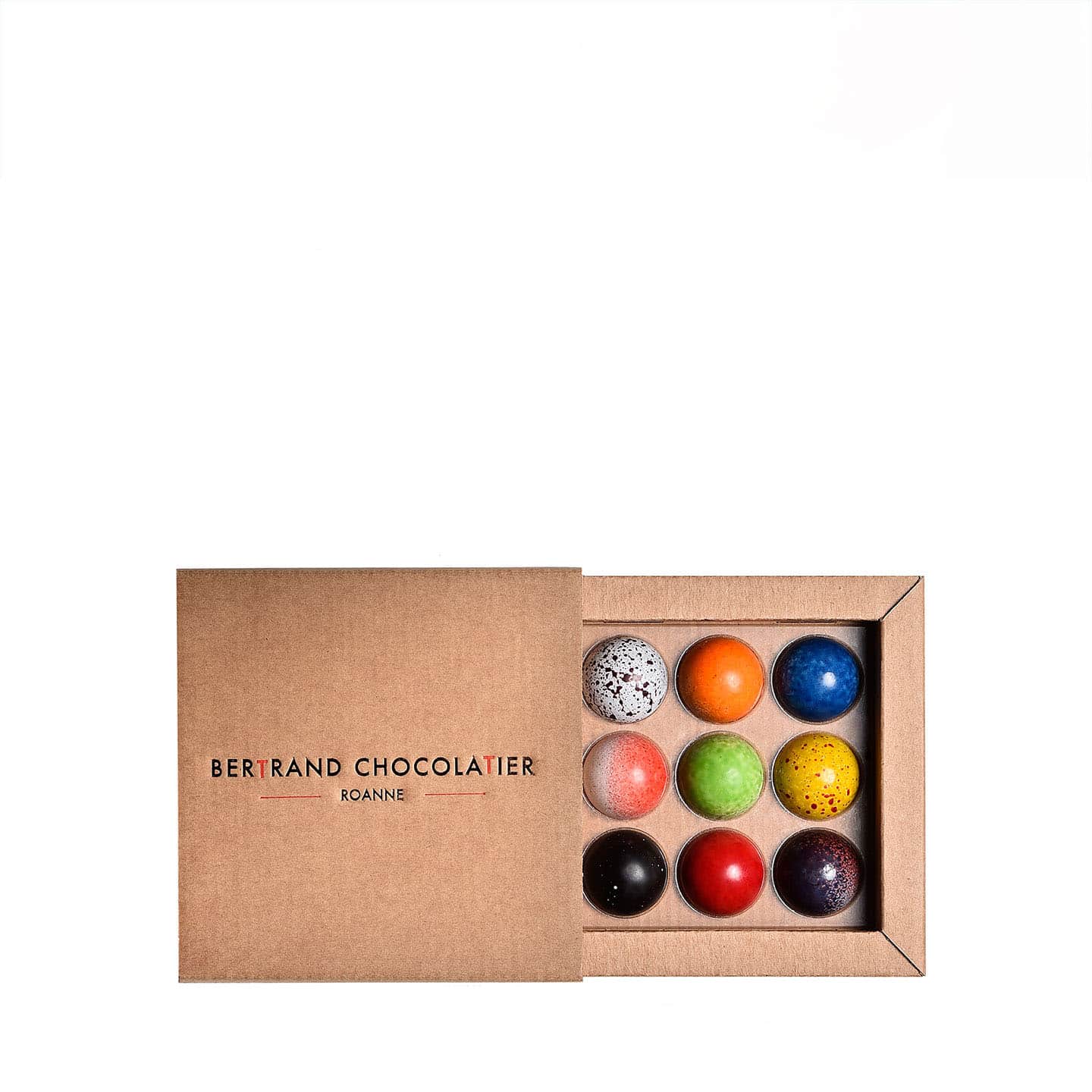 Assortiment Dômes Chocolats Noir et Lait 81g - 9 pièces Dôme