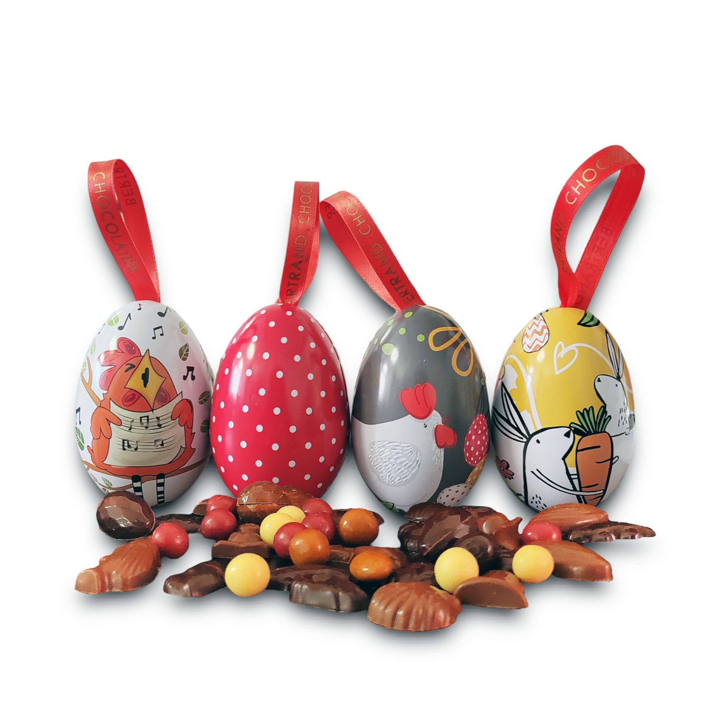 Oeuf garni Fritures Chocolat Pâques 46g