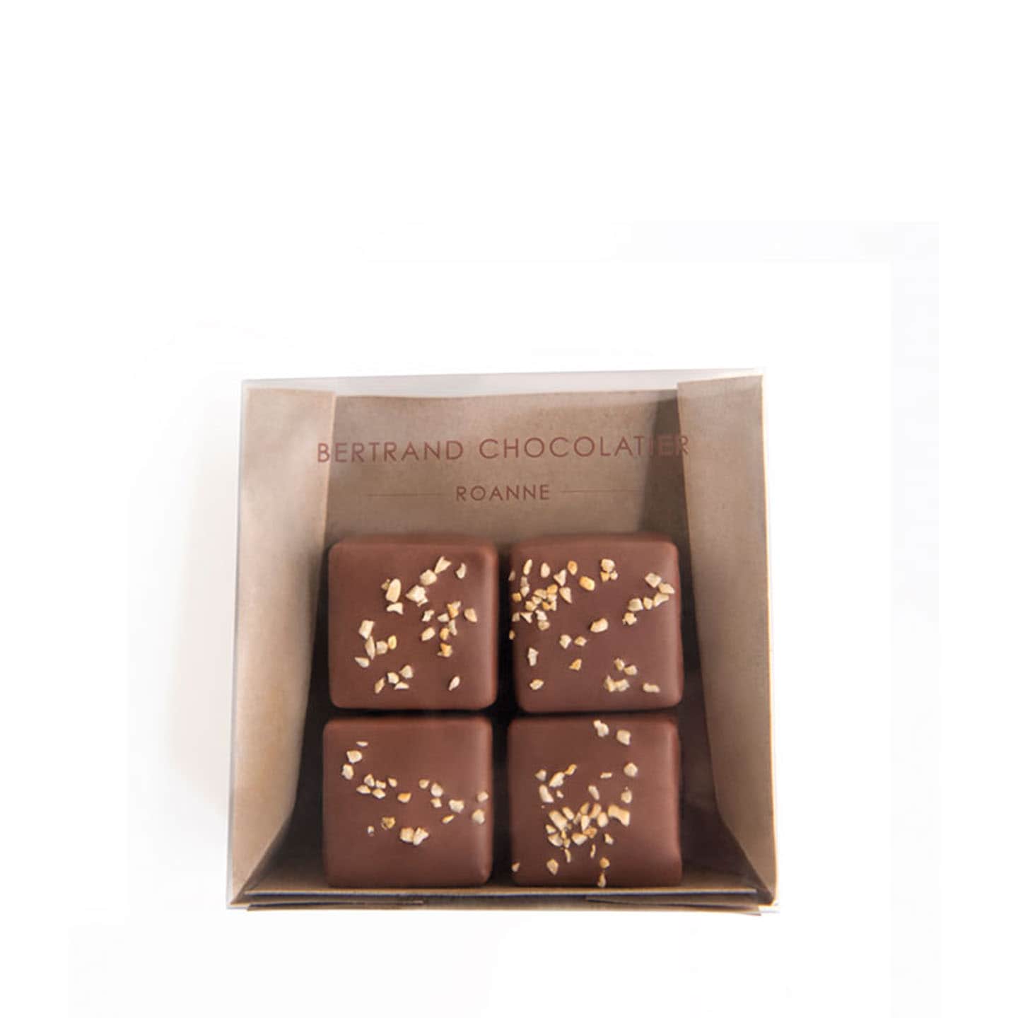 Praliné chocolat Noir et Lait coeur Caramel 170g Rocher