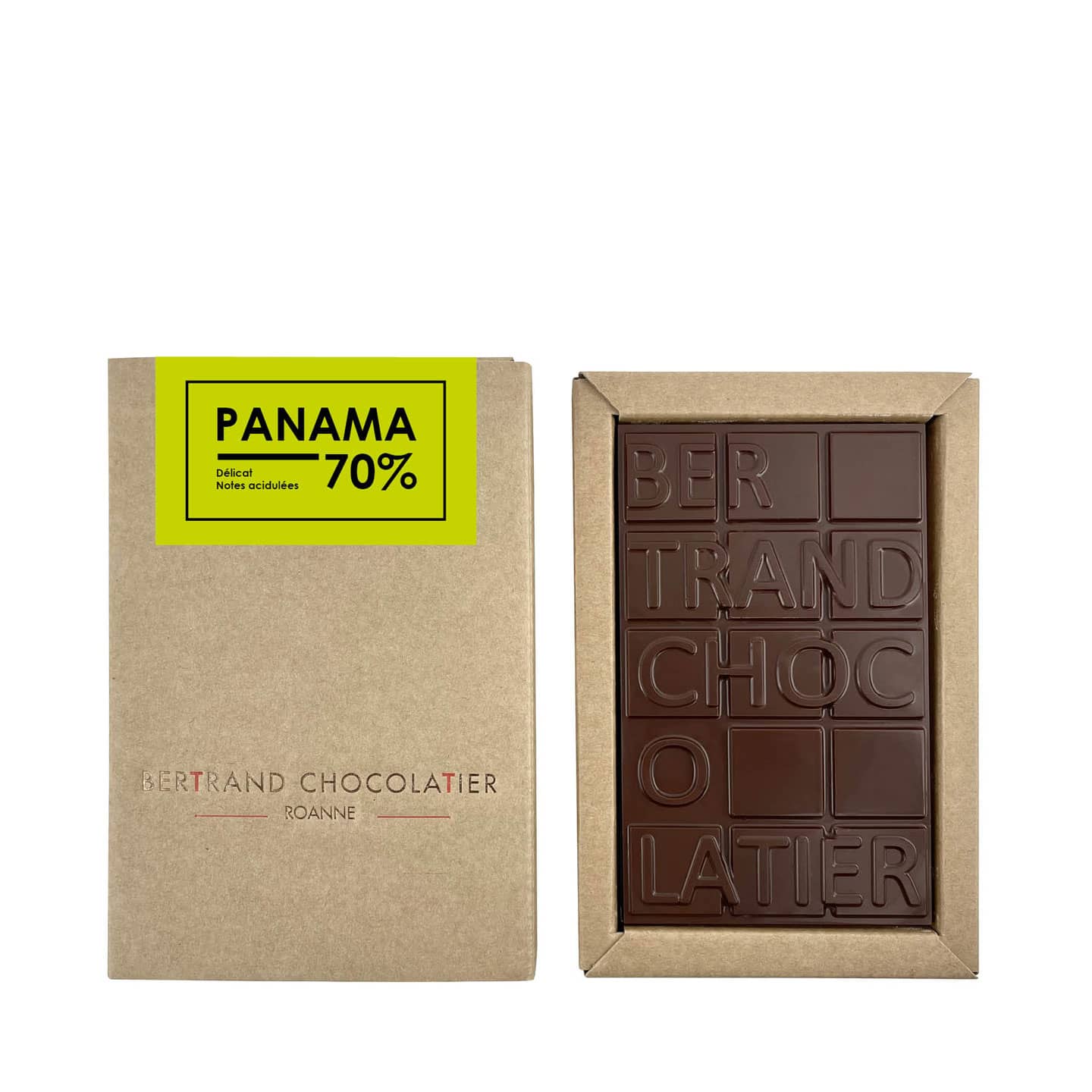 Tablette Noir 70% Grand Cru origine Panama 90g