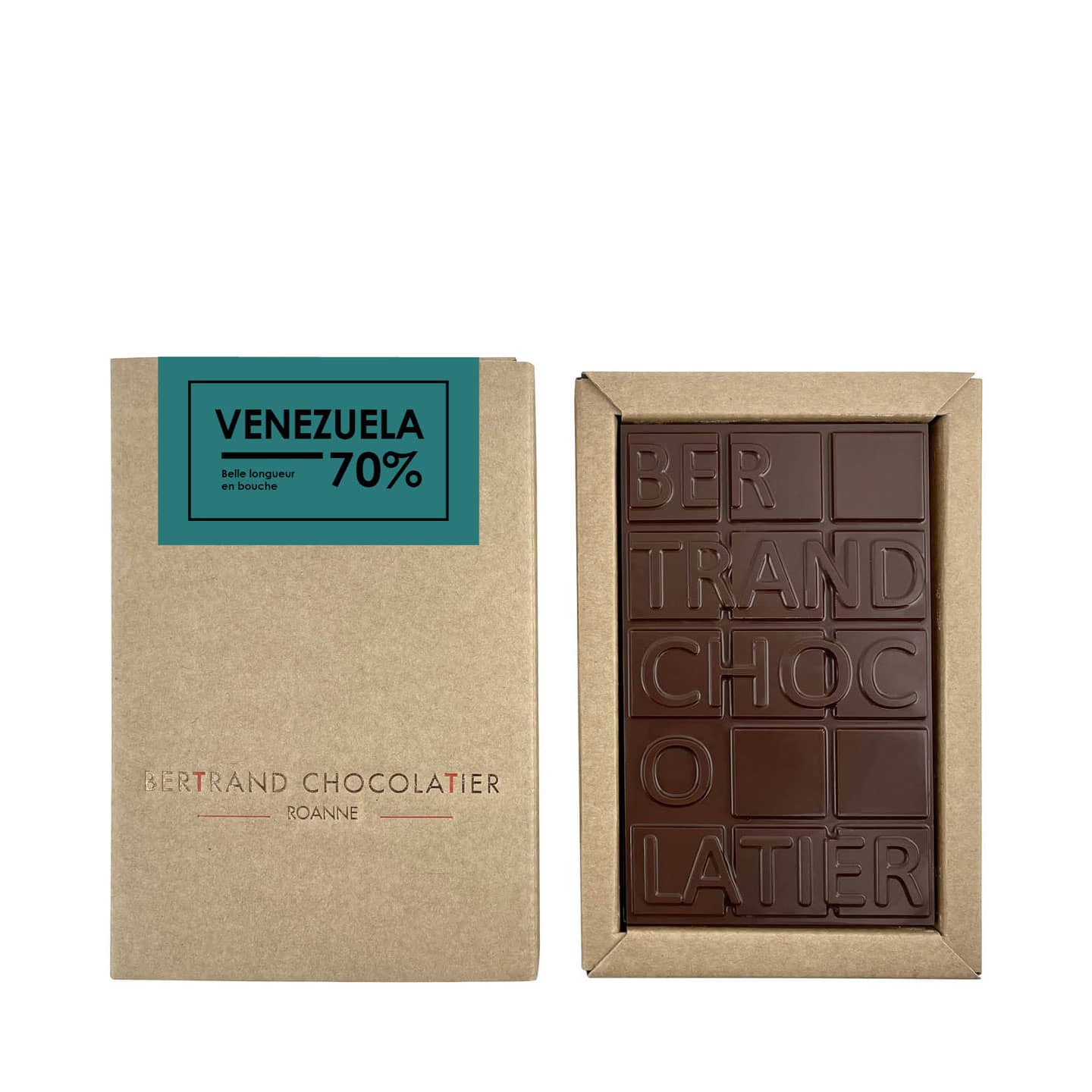 Tablette chocolat Noir 70% origine Venezuela 90g
