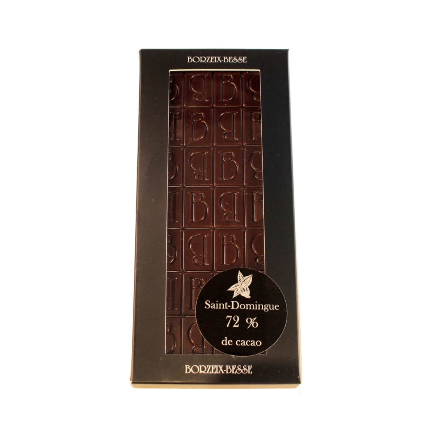 Tablette Chocolat Noir 72% origine République Dominicaine 90g