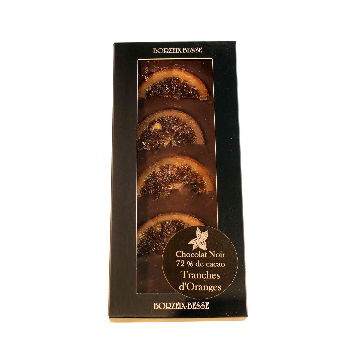 Tablette Chocolat Noir Tranche d'Orange 72% 110g