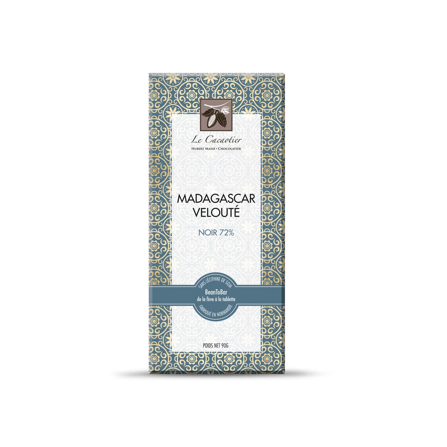 Tablette Chocolat Noir 72% origine Madagascar 90g Bean to Bar
