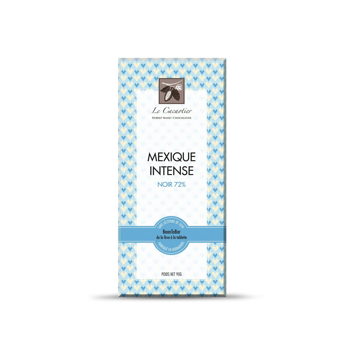 Tablette Chocolat Noir 72% origine Mexique 90g Bean to Bar