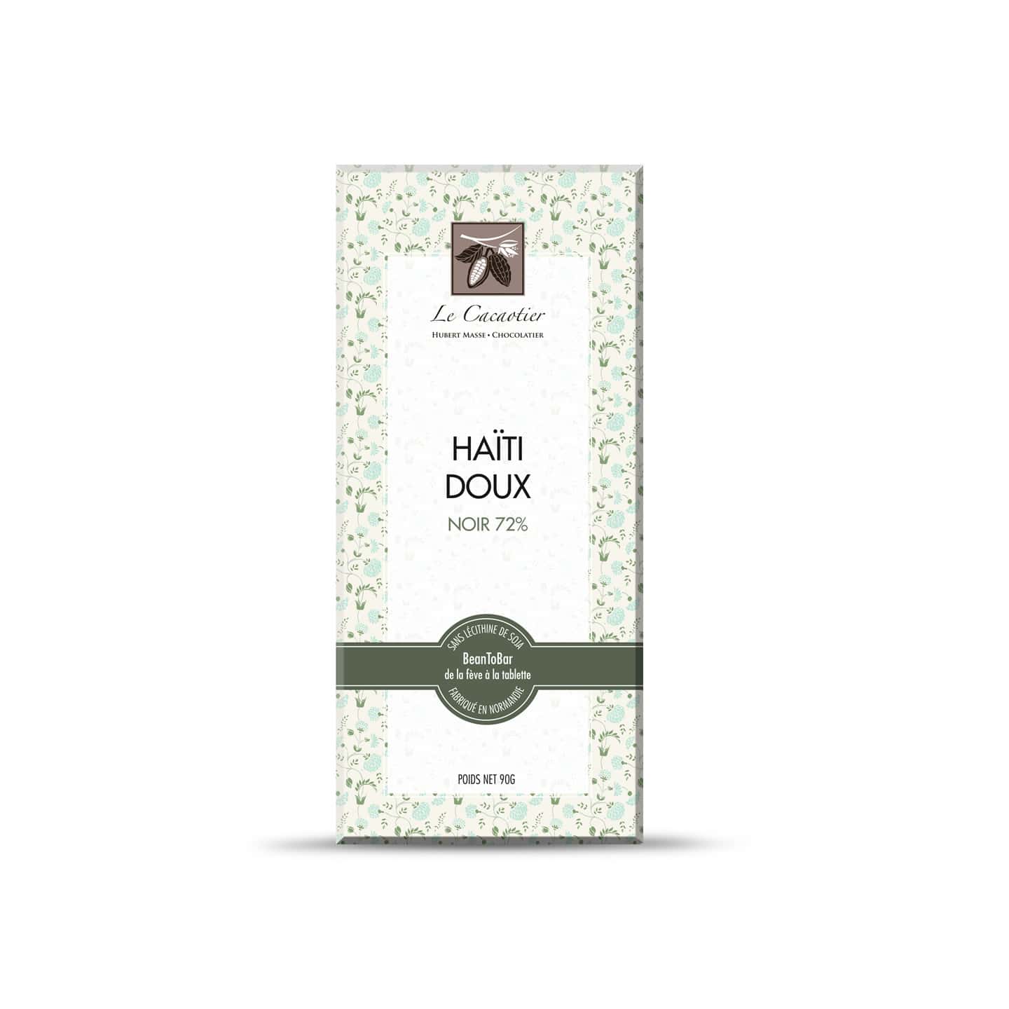 Tablette Chocolat Noir 72% origine Haïti 90g Bean to Bar