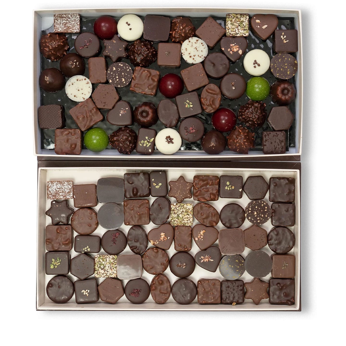 Assortiment Chocolats Noir et Lait 950g - 100 pièces