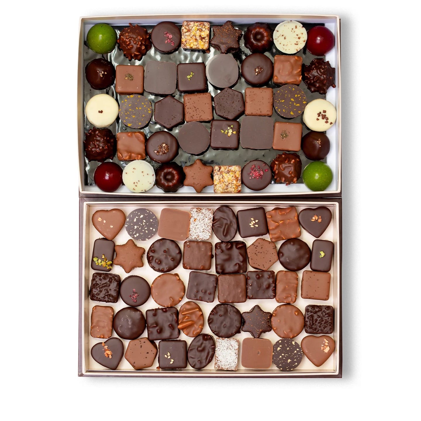 Assortiment Chocolats Noir et Lait 765g - 80 pièces