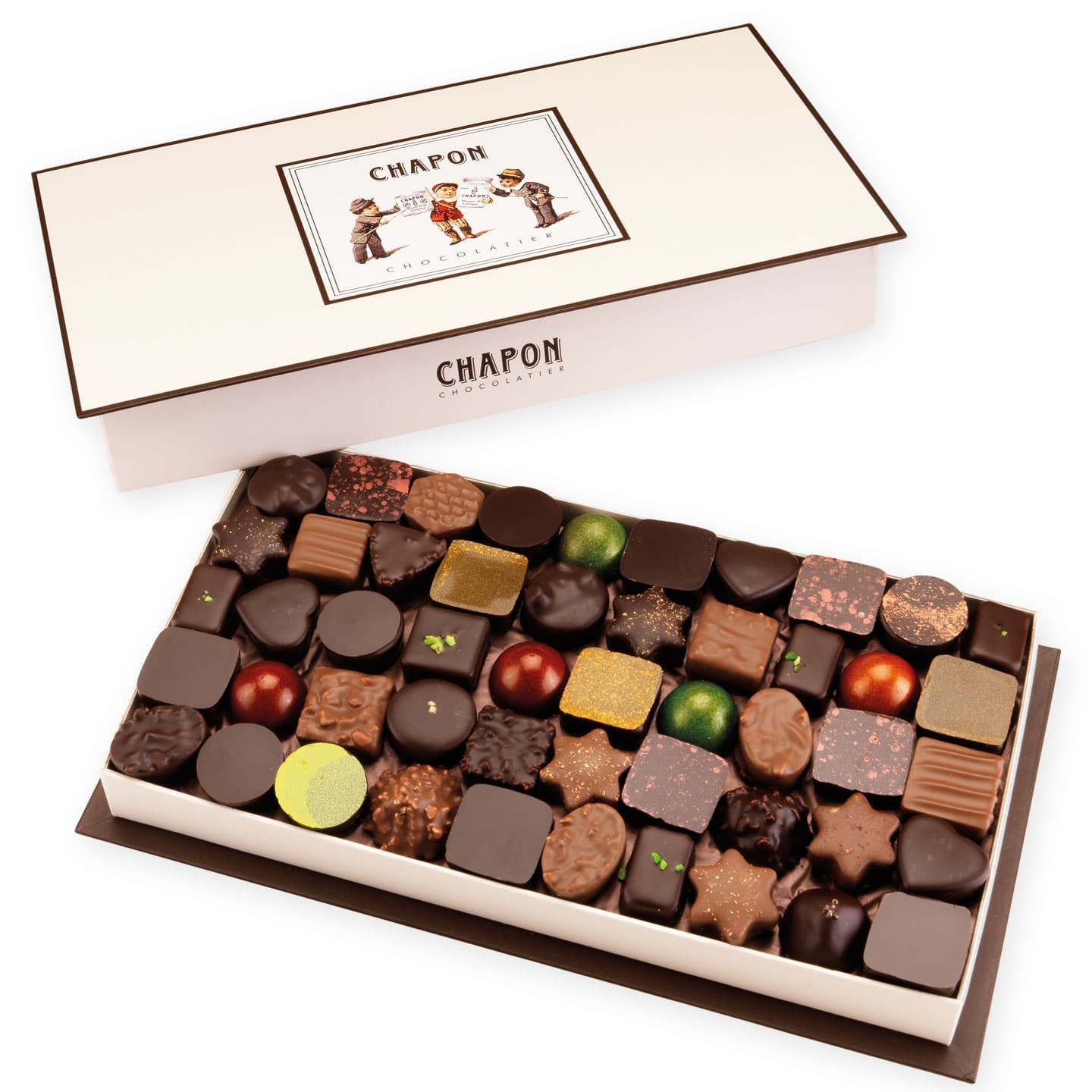 Assortiment Chocolats Noir et Lait 950g - 100 pièces