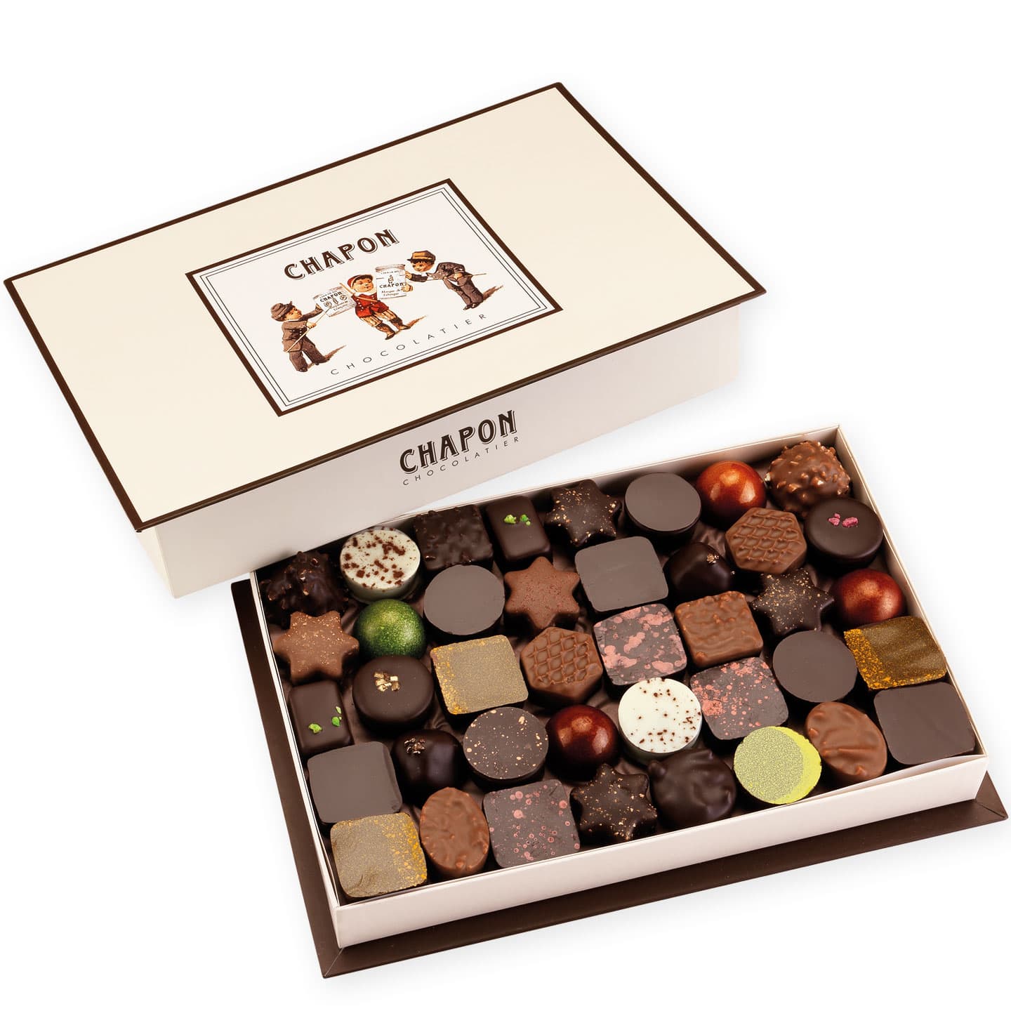 Assortiment Chocolats Noir et Lait 765g - 80 pièces
