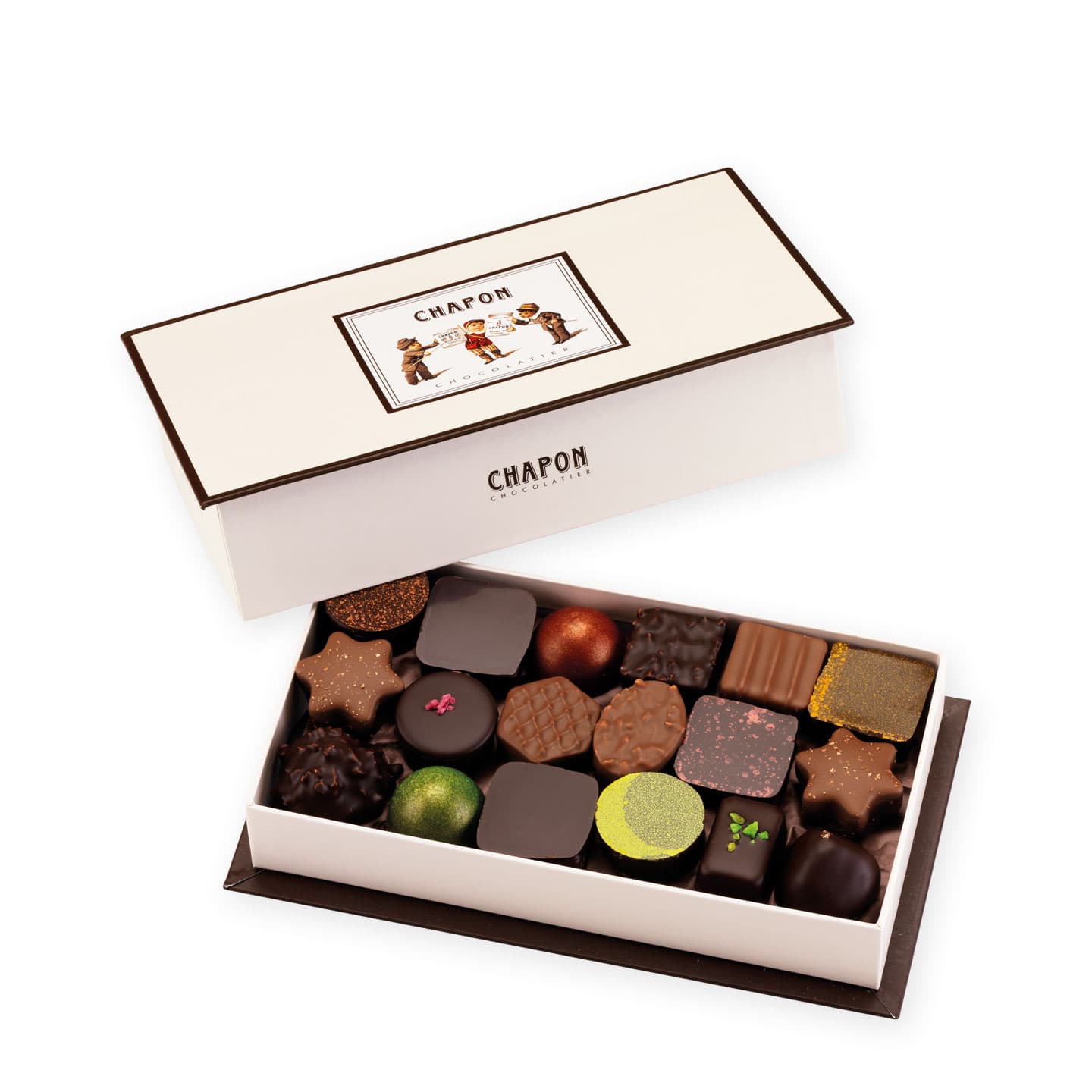 Assortiment Chocolats Noir et Lait 335g - 36 pièces