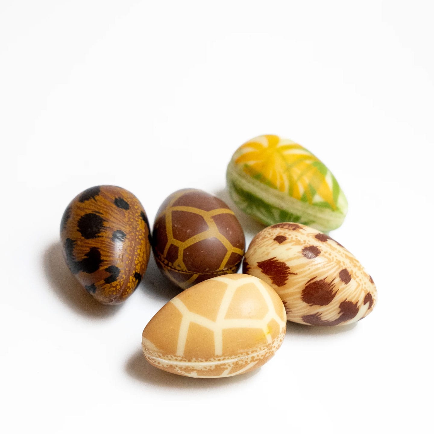 Coffret Oeufs Agates Jungle Pâques 190g - 20 pièces