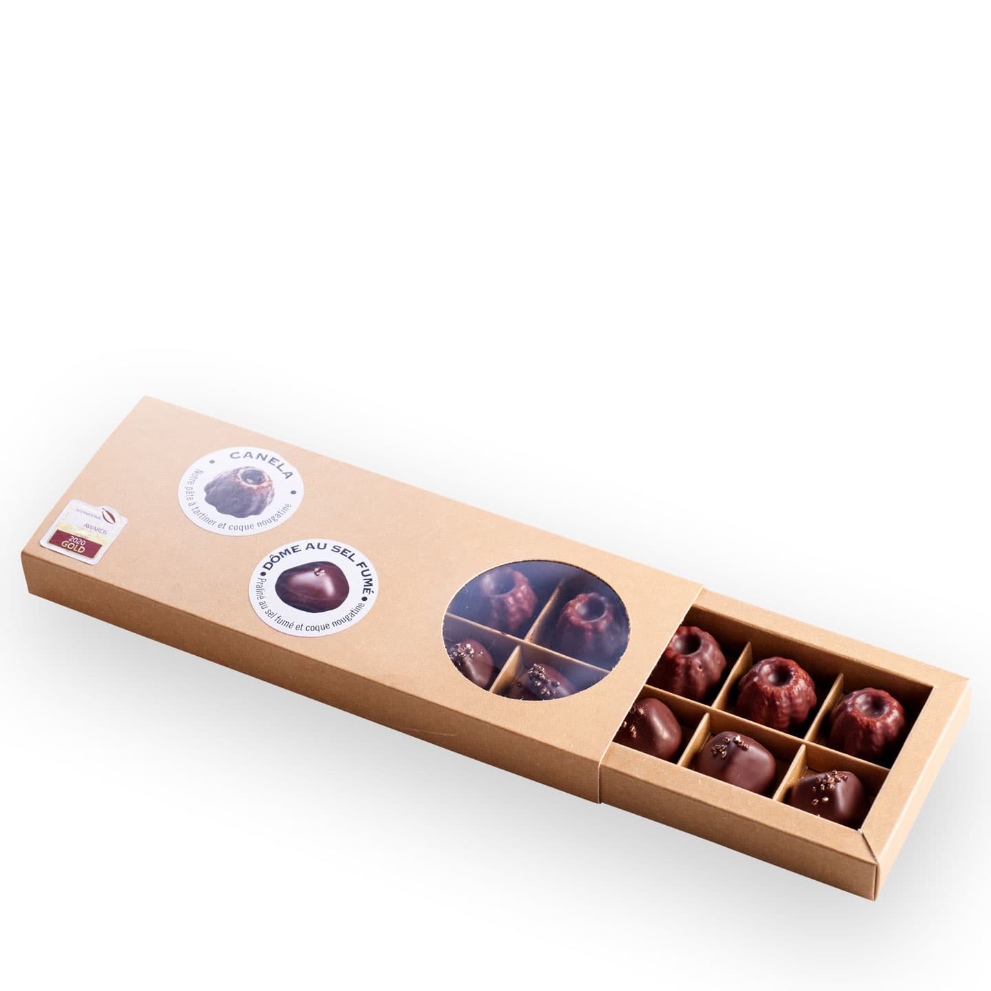 Pâte à Tartiner Coque Nougatine et Dômes Chocolat 115g - 12 pièces Canela et Dômes