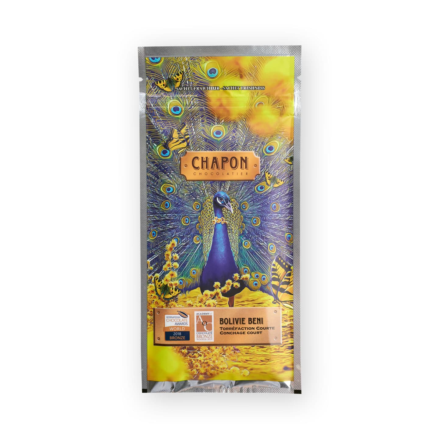 Tablette Chocolat Noir 74% origine Bolivie 75g