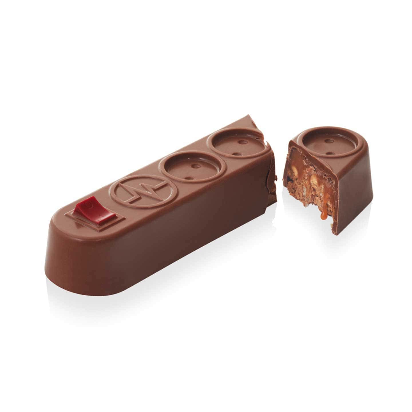 Chocolat Lait Gianduja Noisettes Amandes Caramel 250g Electrik