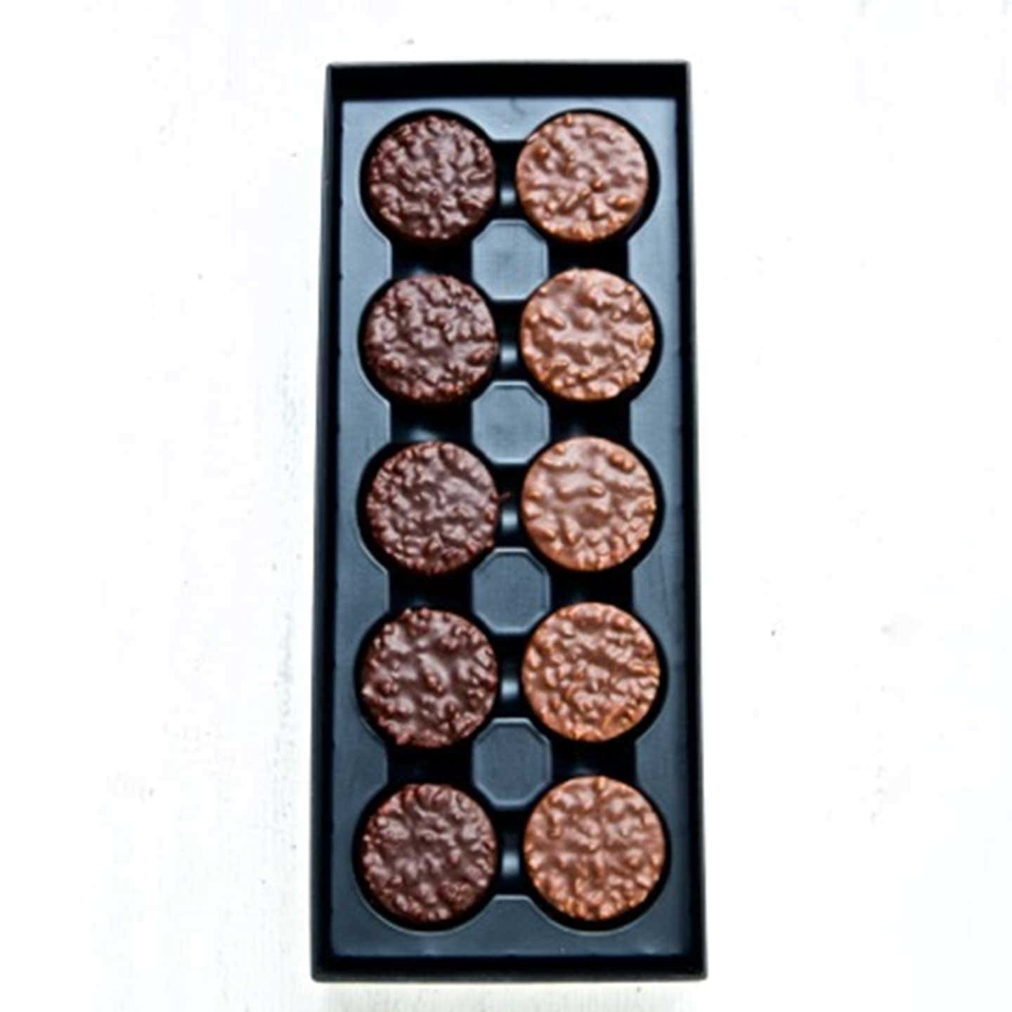 Chocolat Noir et Lait Biscuit Brownie Gianduja 200g - 10 pièces Koonie