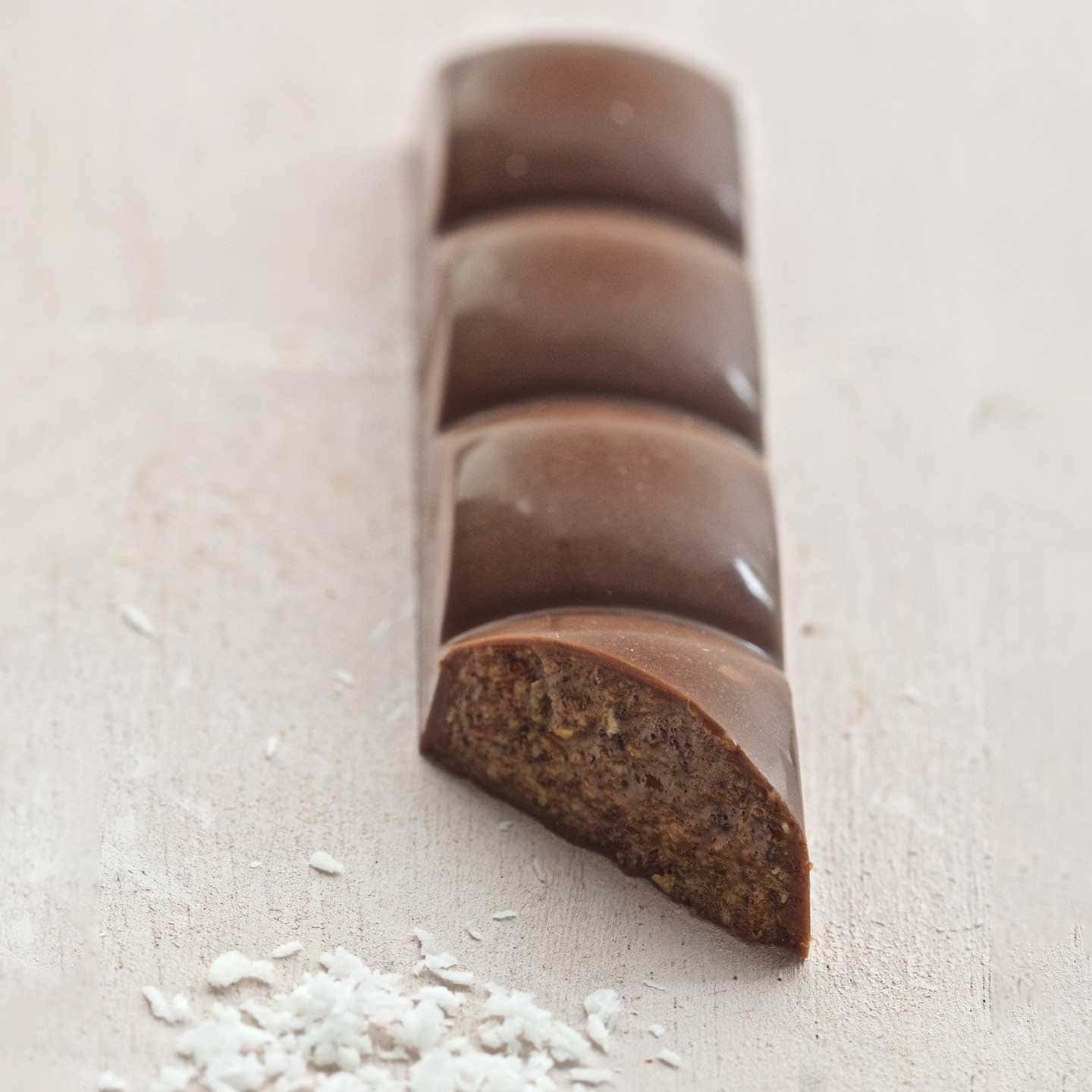 Chocolat Lait Praliné Coco 35g Barre Façon Bounty