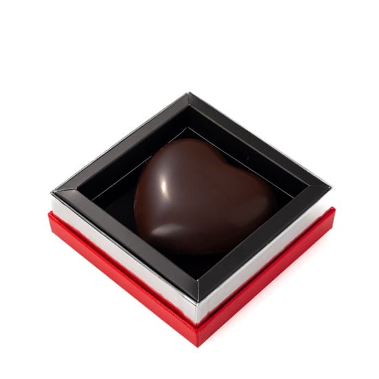 Coeur Chocolat Noir Saint Valentin