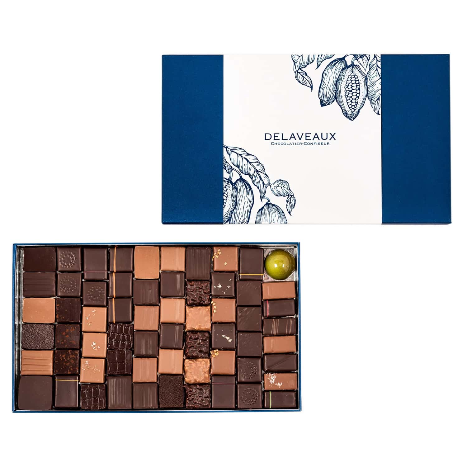 Assortiment Chocolats Noir & Lait 470g - 62 pièces