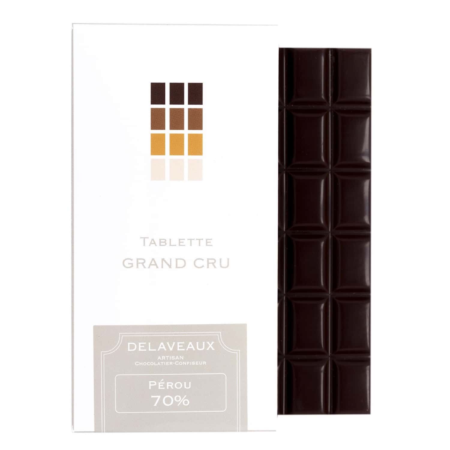Tablette Chocolat Noir 70% origine Perou 80g