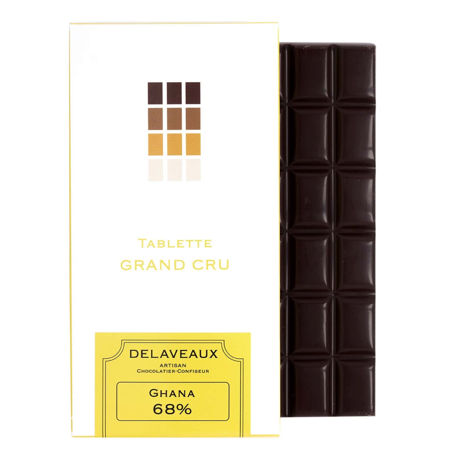 Tablette Chocolat Noir 68% origine Ghana 80g