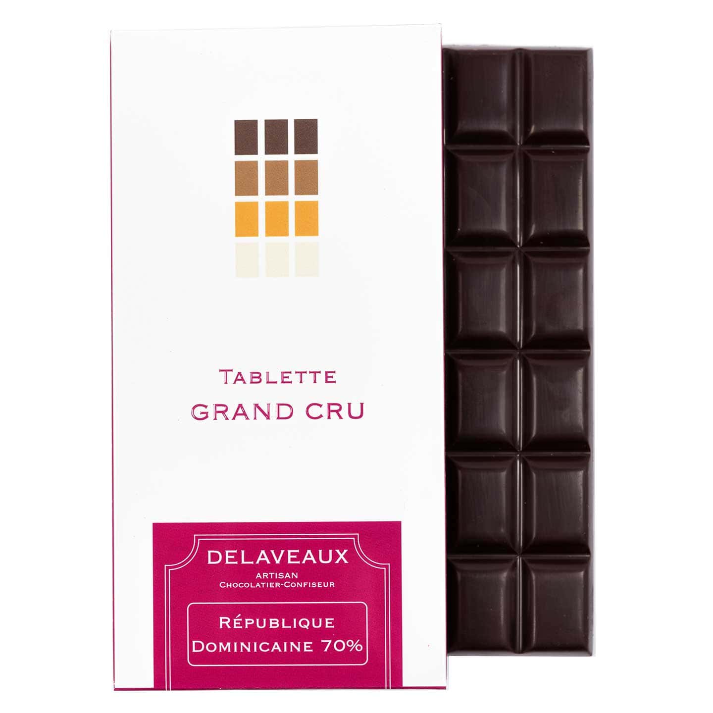 Tablette Chocolat Noir 70% origine République Dominicaine 80g